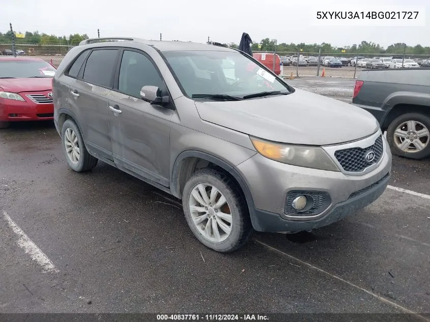 2011 Kia Sorento Ex VIN: 5XYKU3A14BG021727 Lot: 40837761