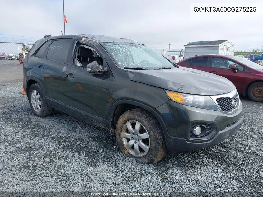 2012 Kia Sorento VIN: 5XYKT3A60CG275225 Lot: 12020554