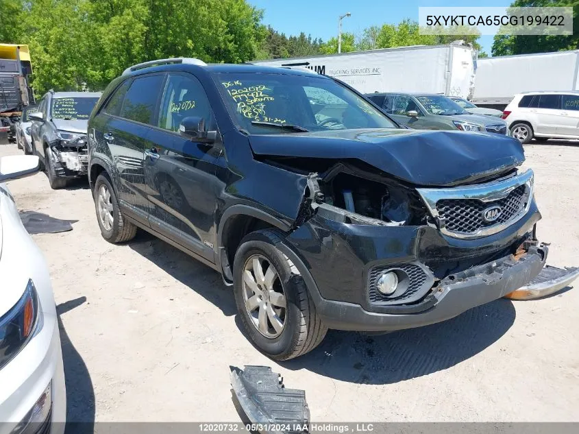 5XYKTCA65CG199422 2012 Kia Sorento Lx