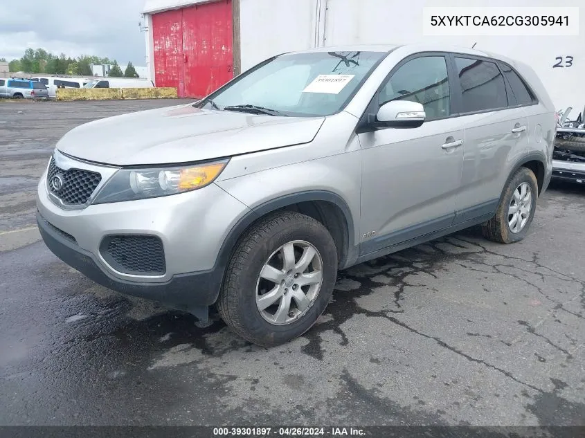 5XYKTCA62CG305941 2012 Kia Sorento Lx