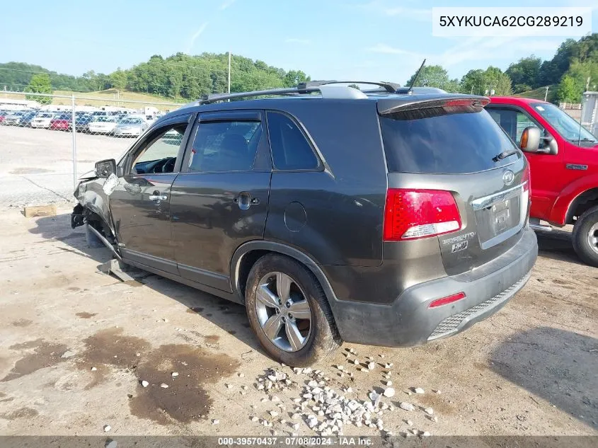 5XYKUCA62CG289219 2012 Kia Sorento Ex