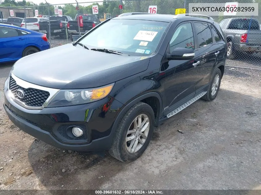 5XYKTCA63CG282959 2012 Kia Sorento Lx