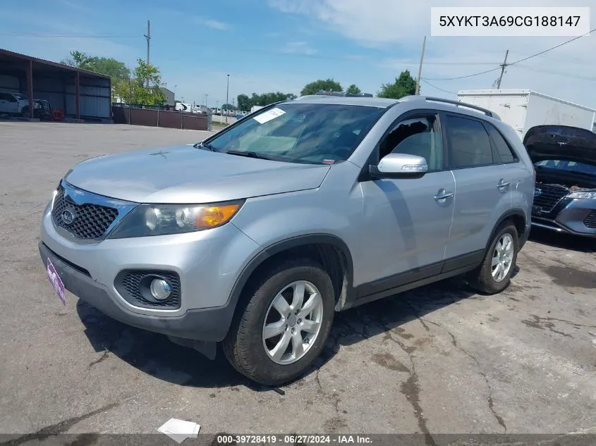 5XYKT3A69CG188147 2012 Kia Sorento Lx