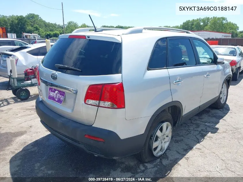 5XYKT3A69CG188147 2012 Kia Sorento Lx