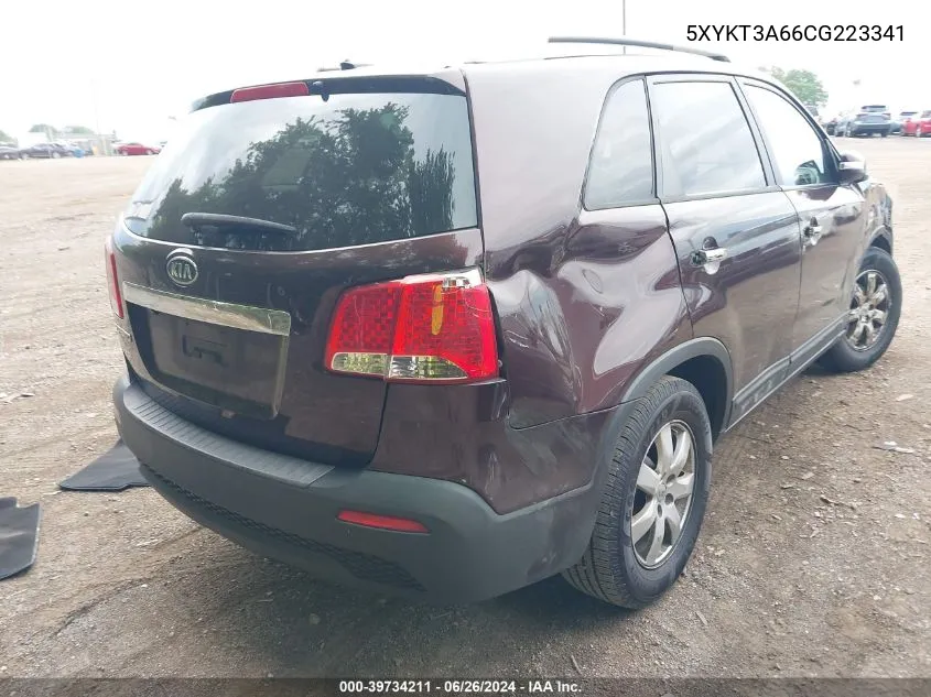 5XYKT3A66CG223341 2012 Kia Sorento Lx