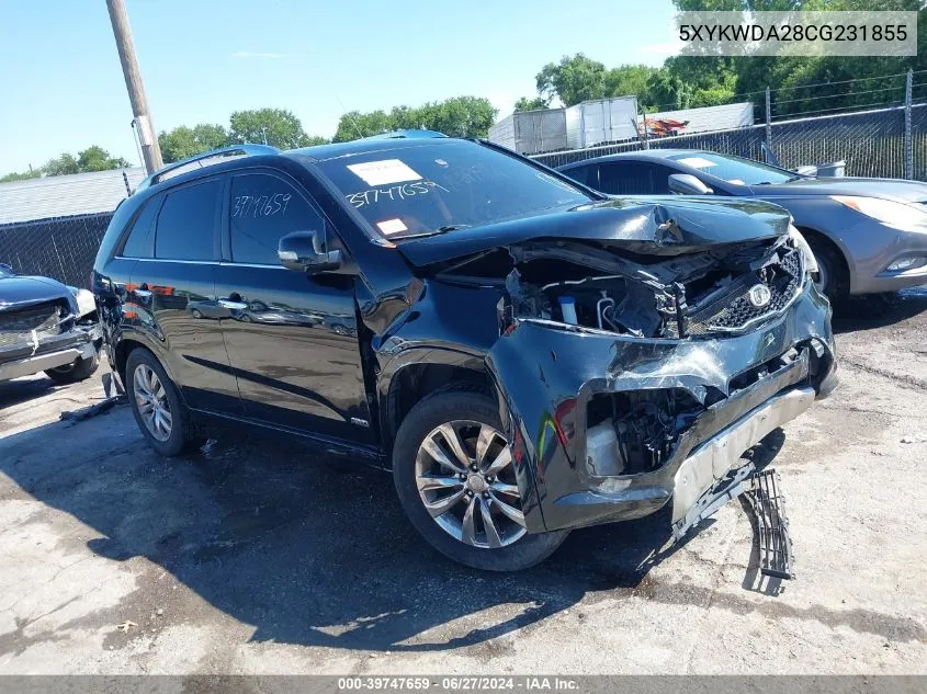 5XYKWDA28CG231855 2012 Kia Sorento Sx V6