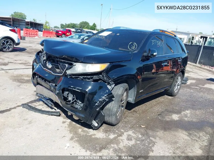 5XYKWDA28CG231855 2012 Kia Sorento Sx V6