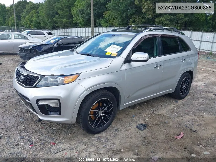 2012 Kia Sorento Sx V6 VIN: 5XYKWDA23CG300886 Lot: 39959482