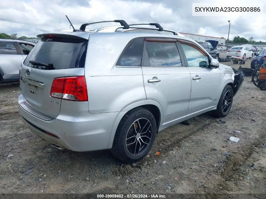 5XYKWDA23CG300886 2012 Kia Sorento Sx V6