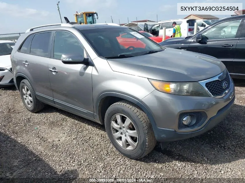 5XYKT3A69CG254504 2012 Kia Sorento Lx