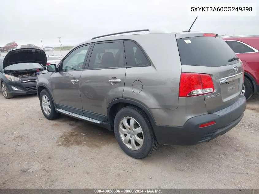 5XYKT3A60CG249398 2012 Kia Sorento Lx