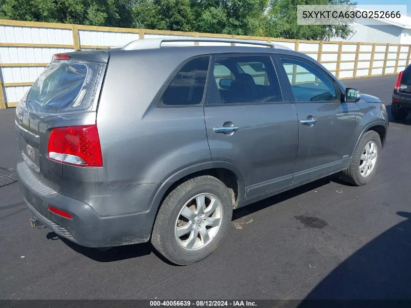 5XYKTCA63CG252666 2012 Kia Sorento Lx