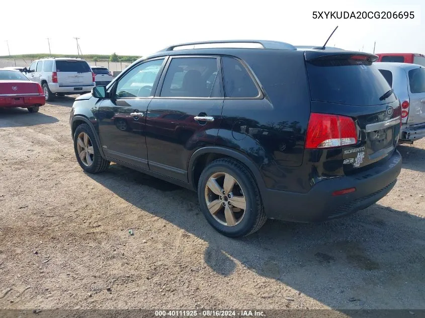 5XYKUDA20CG206695 2012 Kia Sorento Ex V6