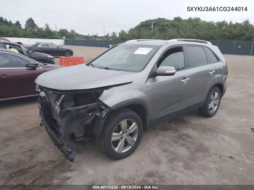 5XYKU3A61CG244014 2012 Kia Sorento Ex