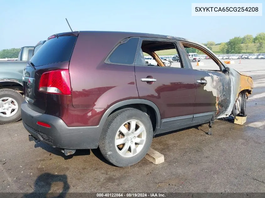 5XYKTCA65CG254208 2012 Kia Sorento Lx