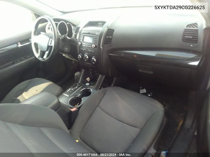 5XYKTDA29CG226625 2012 Kia Sorento Lx V6