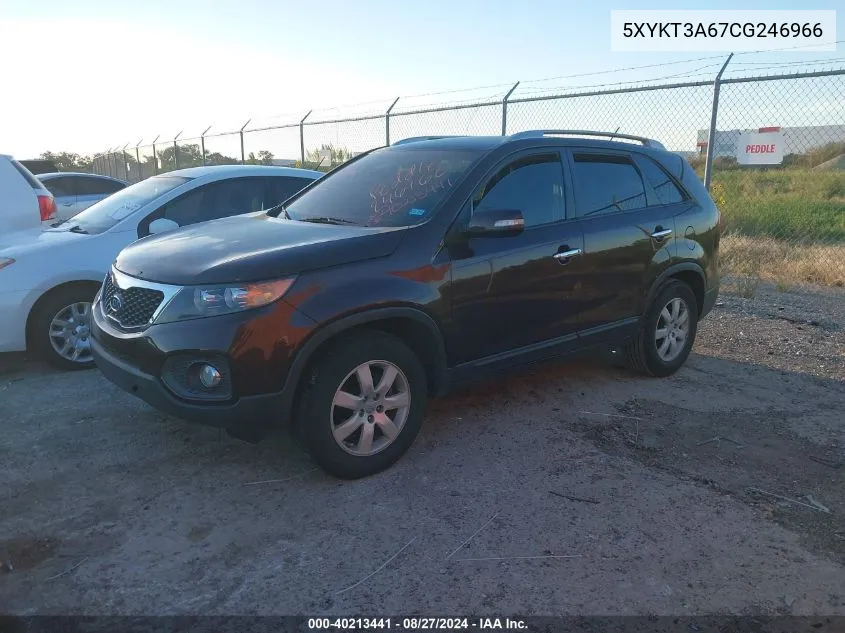 5XYKT3A67CG246966 2012 Kia Sorento Lx