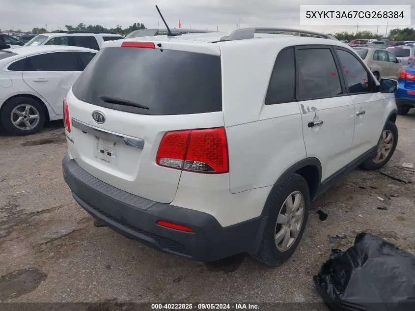 5XYKT3A67CG268384 2012 Kia Sorento Lx