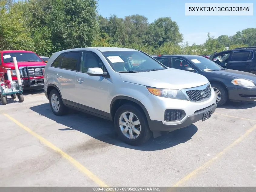 5XYKT3A13CG303846 2012 Kia Sorento Lx