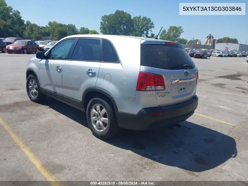 5XYKT3A13CG303846 2012 Kia Sorento Lx