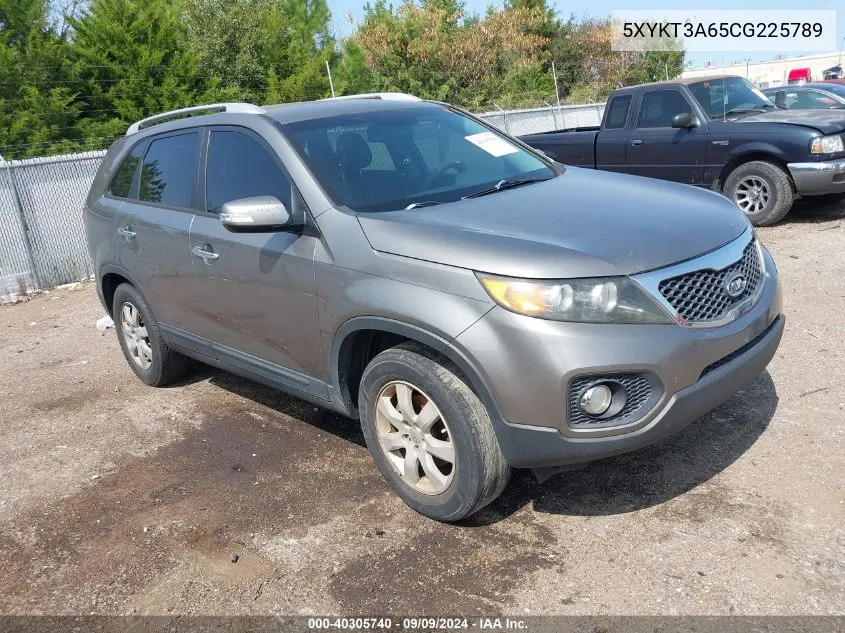 2012 Kia Sorento Lx VIN: 5XYKT3A65CG225789 Lot: 40305740