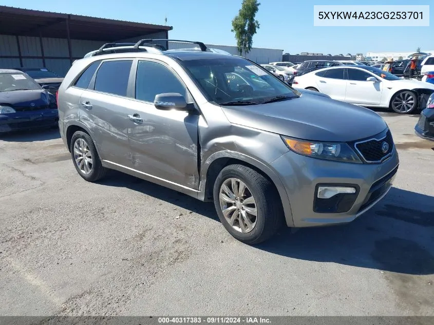 5XYKW4A23CG253701 2012 Kia Sorento Sx