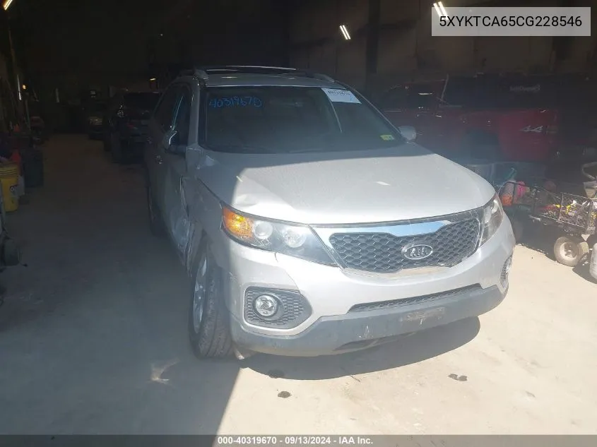 2012 Kia Sorento Lx VIN: 5XYKTCA65CG228546 Lot: 40319670