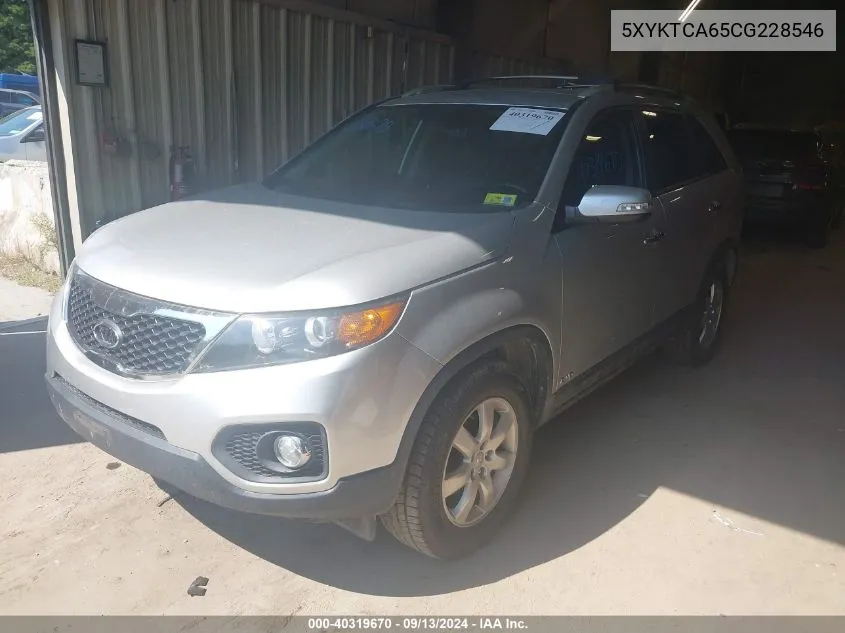 2012 Kia Sorento Lx VIN: 5XYKTCA65CG228546 Lot: 40319670