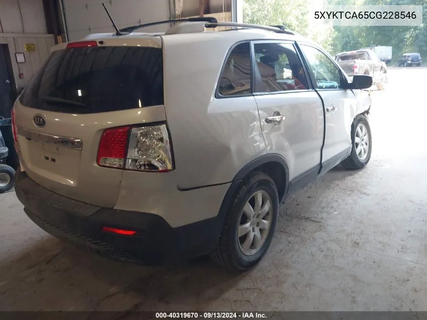 5XYKTCA65CG228546 2012 Kia Sorento Lx