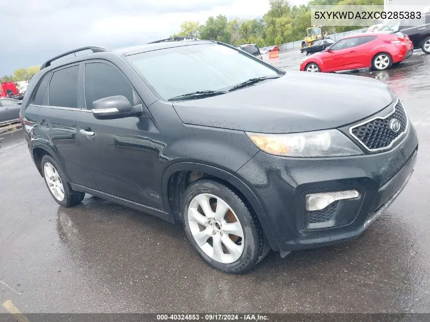 5XYKWDA2XCG285383 2012 Kia Sorento Sx V6