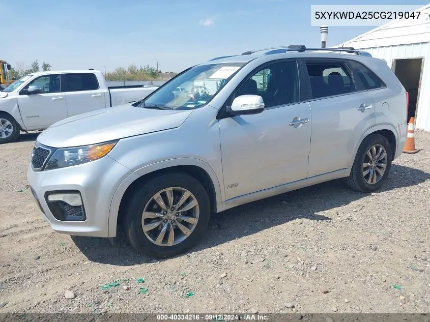 5XYKWDA25CG219047 2012 Kia Sorento Sx V6