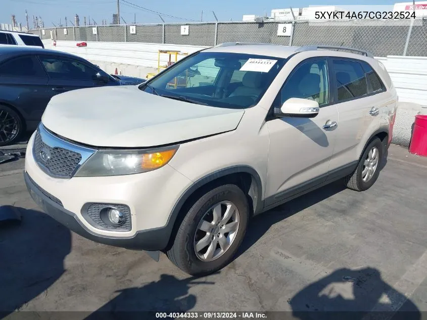 5XYKT4A67CG232524 2012 Kia Sorento Lx