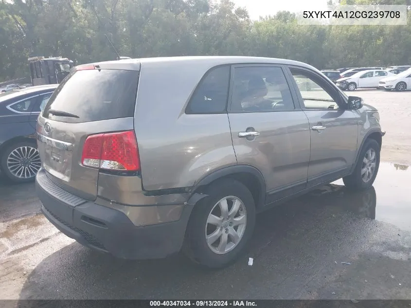 5XYKT4A12CG239708 2012 Kia Sorento Lx