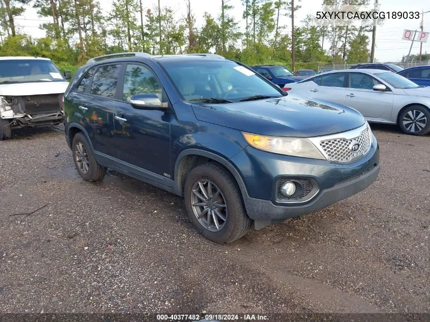 5XYKTCA6XCG189033 2012 Kia Sorento Lx