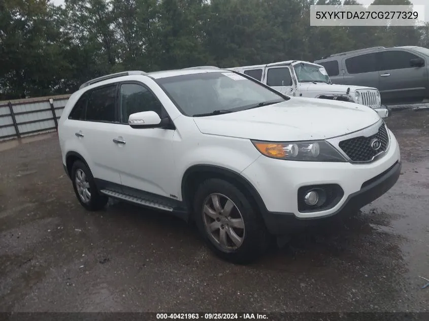 2012 Kia Sorento Lx V6 VIN: 5XYKTDA27CG277329 Lot: 40421963