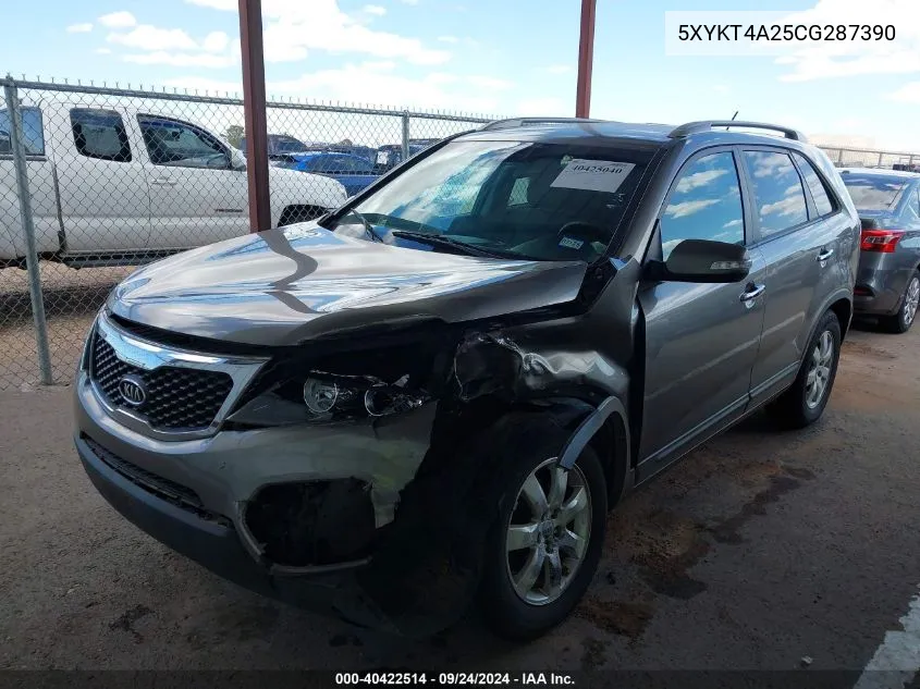 5XYKT4A25CG287390 2012 Kia Sorento Lx