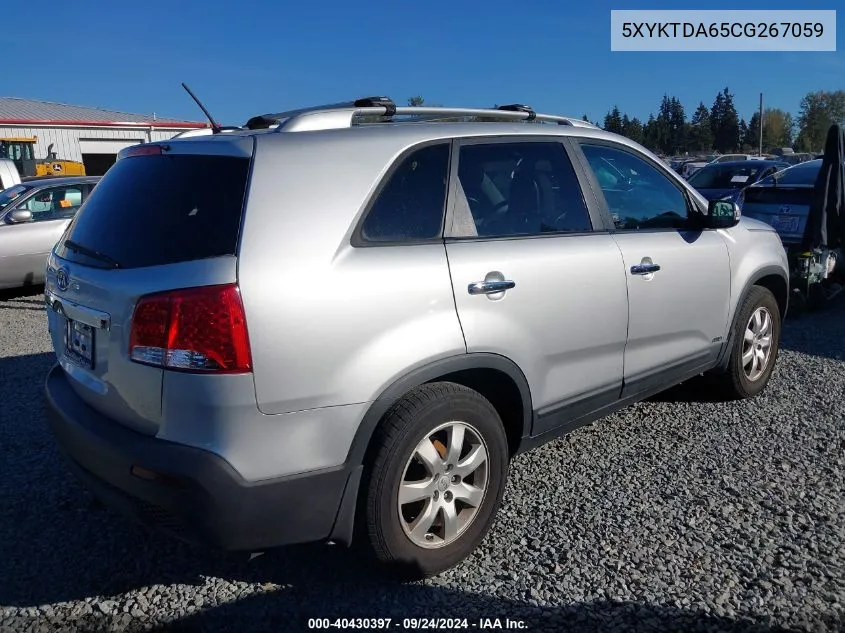 5XYKTDA65CG267059 2012 Kia Sorento Lx