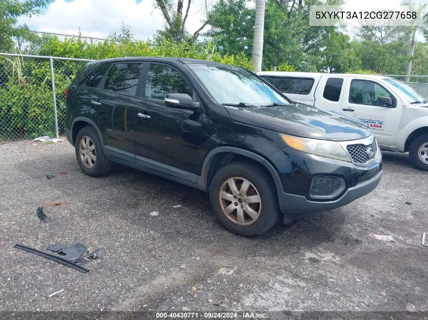 5XYKT3A12CG277658 2012 Kia Sorento Lx