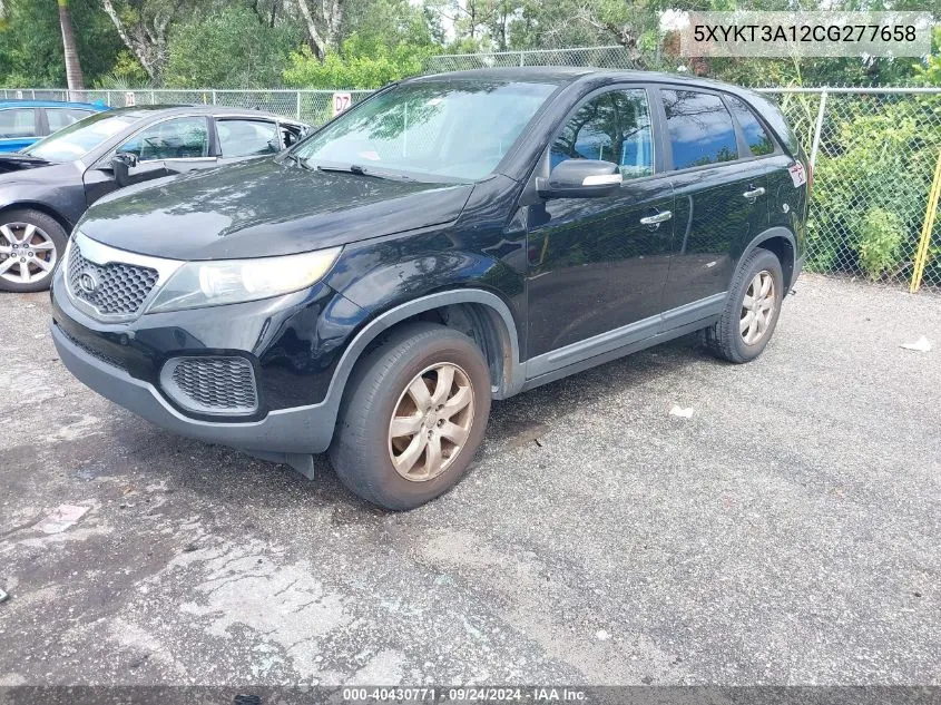 5XYKT3A12CG277658 2012 Kia Sorento Lx