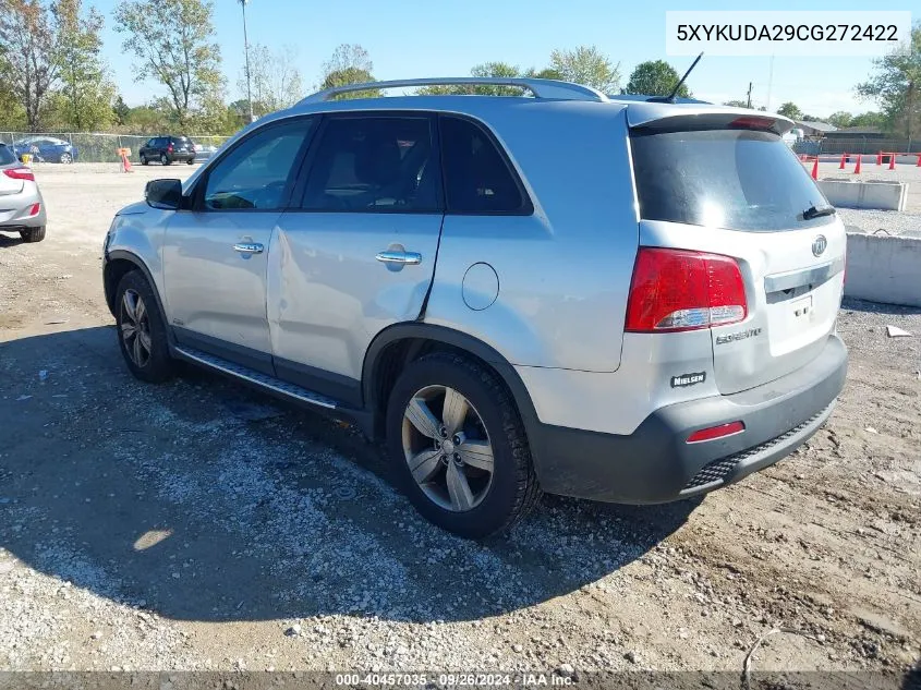 5XYKUDA29CG272422 2012 Kia Sorento Ex V6