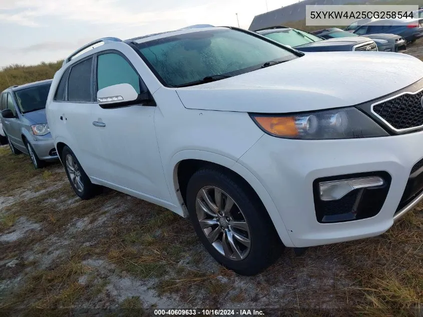 2012 Kia Sorento Sx V6 VIN: 5XYKW4A25CG258544 Lot: 40609633