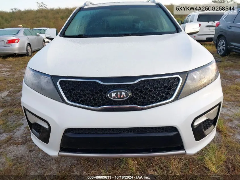 2012 Kia Sorento Sx V6 VIN: 5XYKW4A25CG258544 Lot: 40609633