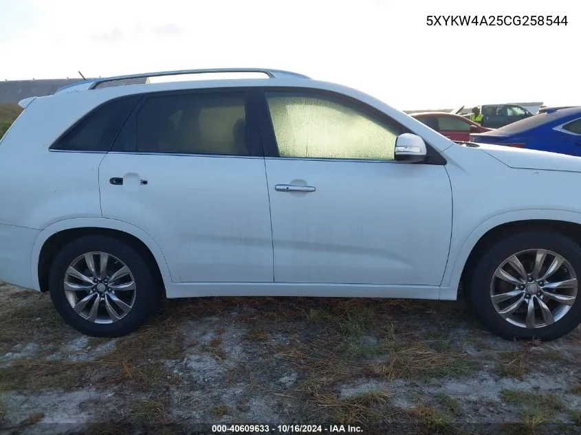 2012 Kia Sorento Sx V6 VIN: 5XYKW4A25CG258544 Lot: 40609633