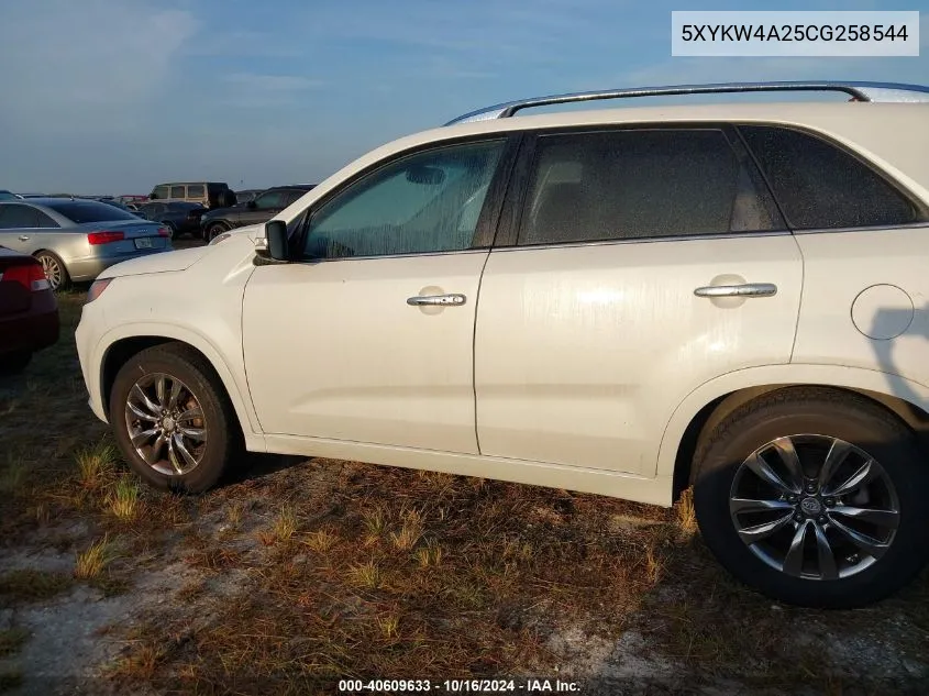 2012 Kia Sorento Sx V6 VIN: 5XYKW4A25CG258544 Lot: 40609633