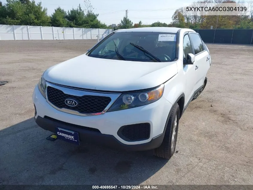 5XYKTCA60CG304139 2012 Kia Sorento Lx