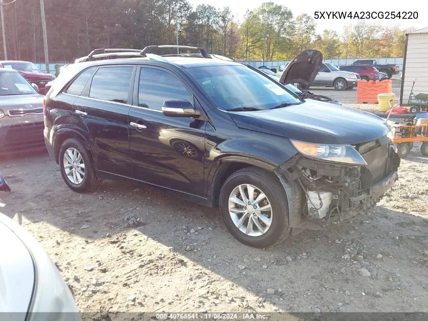 2012 Kia Sorento Sx V6 VIN: 5XYKW4A23CG254220 Lot: 40765541