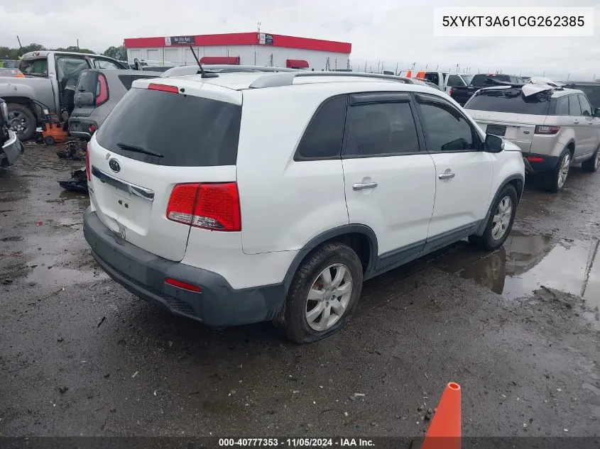 5XYKT3A61CG262385 2012 Kia Sorento Lx