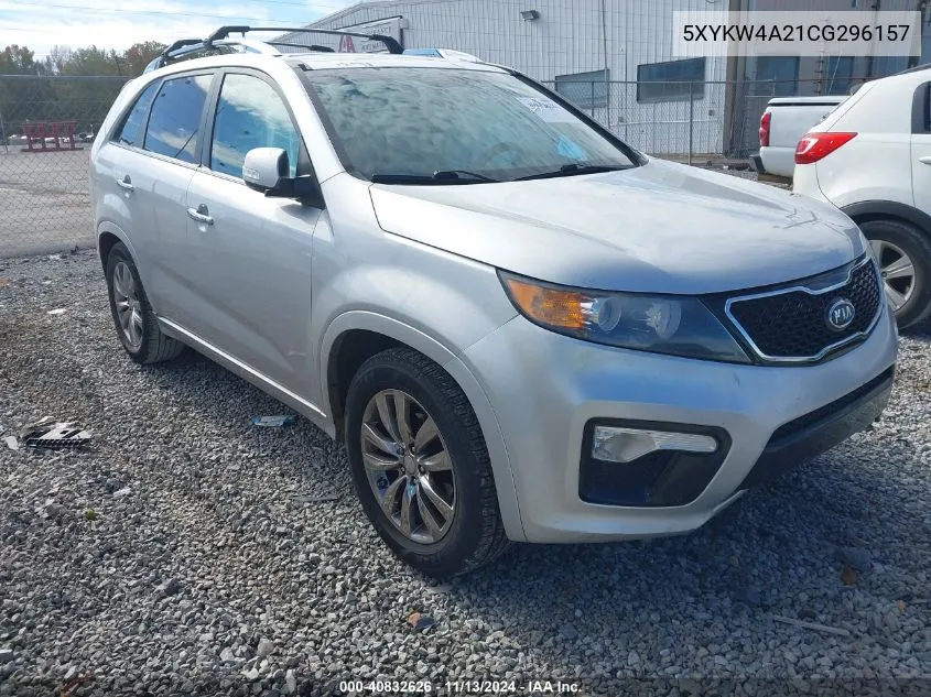 2012 Kia Sorento Sx V6 VIN: 5XYKW4A21CG296157 Lot: 40832626