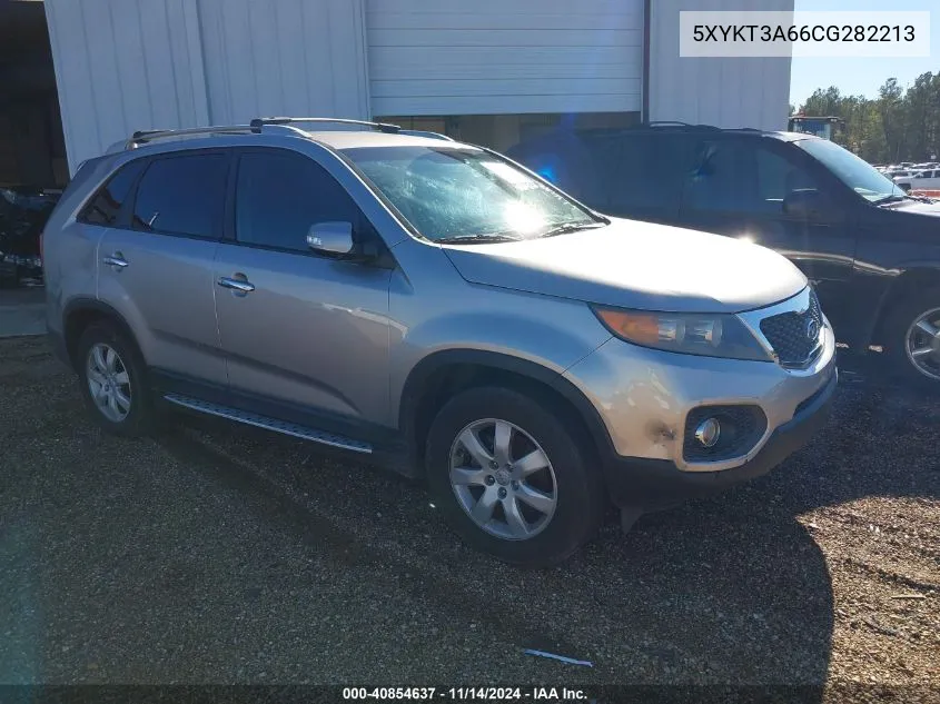 2012 Kia Sorento Lx VIN: 5XYKT3A66CG282213 Lot: 40854637