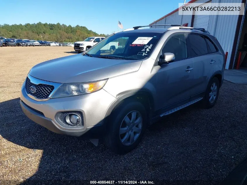 2012 Kia Sorento Lx VIN: 5XYKT3A66CG282213 Lot: 40854637